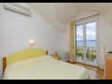 Apartments and rooms Mate 1 - 130 m from sea: A1 Zeleni(2+2), R1 Zuta(2), R2 Roza(2) Bol - Island Brac  - Room - R1 Zuta(2): bedroom