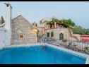 Holiday home Mari 1 - with pool: H(6+1) Donji Humac - Island Brac  - Croatia - swimming pool
