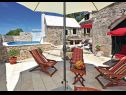 Holiday home Mari 1 - with pool: H(6+1) Donji Humac - Island Brac  - Croatia - courtyard