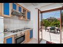 Apartments Katija - sea view: A1(2+1), A2(4+1) Postira - Island Brac  - Apartment - A1(2+1): kitchen and dining room