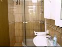 Apartments Jela - 50 m from pebble beach: A1-Ana (4), A2-Marija (4) Postira - Island Brac  - Apartment - A2-Marija (4): bathroom with toilet