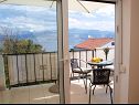 Apartments Jela - 50 m from pebble beach: A1-Ana (4), A2-Marija (4) Postira - Island Brac  - Apartment - A2-Marija (4): terrace