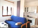 Apartments Miljana - 40 m from beach: A1(4+1) Postira - Island Brac  - Apartment - A1(4+1): kitchen and dining room