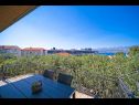 Apartments Pavo - 80 m from beach: A1(5) Postira - Island Brac  - Apartment - A1(5): terrace