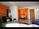 Apartments Karma - big terrace: A1(6) Pucisca - Island Brac  - Apartment - A1(6): living room