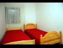 Apartments DeMar - 70m from sea: A1-crveni(4), A2-zeleni(3), A3-plavi(3) Splitska - Island Brac  - Apartment - A1-crveni(4): bedroom