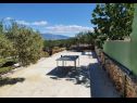 Holiday home Mario - with pool & sea view: H(4+2) Supetar - Island Brac  - Croatia - courtyard