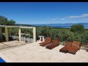 Holiday home Mario - with pool & sea view: H(4+2) Supetar - Island Brac  - Croatia - terrace