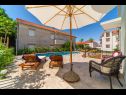 Holiday home Maria - private pool & parking: H(4+1) Supetar - Island Brac  - Croatia - courtyard