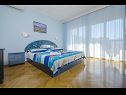 Apartments Ljuba - nice garden: A2(4+1) Plavi, A4(8+1), A1(2+2) Okrug Gornji - Island Ciovo  - Apartment - A4(8+1): bedroom