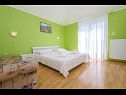Apartments Ljuba - nice garden: A2(4+1) Plavi, A4(8+1), A1(2+2) Okrug Gornji - Island Ciovo  - Apartment - A2(4+1) Plavi: bedroom