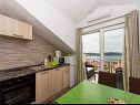 Apartments Tamara - great view: A1(2) Okrug Gornji - Island Ciovo  - Apartment - A1(2): kitchen and dining room