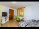 Apartments Ljuba - nice garden: A2(4+1) Plavi, A4(8+1), A1(2+2) Okrug Gornji - Island Ciovo  - Apartment - A1(2+2): living room