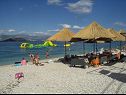 Apartments Naki - terrace & free parking: Studio(2+1), A2(6+1) Slatine - Island Ciovo  - beach