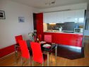 Apartments Tomislav A1 crni(4+1), A2 crveni(4+1), A3(5+1), A4(2+2) Selce - Riviera Crikvenica  - Apartment - A2 crveni(4+1): kitchen and dining room