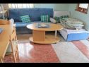 Apartments Perini dvori - by the sea: A1 PERGA (2), A2 VOLAK (2), A3 PLANIKA (4), A4 GRDELIN (4) Veli Rat - Island Dugi otok  - Apartment - A3 PLANIKA (4): living room