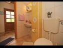 Apartments Josip - 100 m from beach: A1(2+2), A2(2+2), A3(4+2), A4(4), A5(2+2), A6(4+2) Ivan Dolac - Island Hvar  - Apartment - A5(2+2): bathroom with toilet