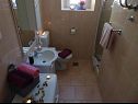 Apartments Rajka - 20 m from beach: Rajka(4) Koromacno - Istria  - Apartment - Rajka(4): bathroom with toilet