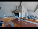 Holiday home LariF - luxury in nature: H(10+2) Nedescina - Istria  - Croatia - fireplace