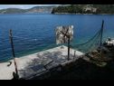 Apartments and rooms Ivo - 20m from the sea: A1(2), A2(2), A3(2+2), A4(2+2) Racisce - Island Korcula  - beach