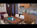 Apartments True SA1(2), A2(6) Malinska - Island Krk  - Apartment - A2(6): kitchen and dining room