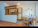 Apartments Zdrave - 500 m from sea: A1 prizemlje(4+2), A2 kat(4+2) Pinezici - Island Krk  - Apartment - A1 prizemlje(4+2): dining room