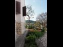Apartments and rooms Luka - with parking; A2(2+2), R1(2), R2(2) Vrbnik - Island Krk  - courtyard