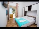 Apartments Bravo - 100 m from beach: A1(3+1), SA2(2), SA3(2+1), SA4(2+1), SA5(2+1), SA6(2+1), A8(2+2) Baska Voda - Riviera Makarska  - Apartment - A8(2+2): bedroom
