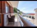 Apartments Ante M - 100 m from beach: A1(4+2), A2(4+2), C3(2) Brela - Riviera Makarska  - Apartment - A1(4+2): terrace