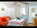 Apartments and rooms Led - near sea: SA1(2), A2(2+2), A3(2+2), R4(2), R5(2), A6(2+1), A7(2+2) Brela - Riviera Makarska  - Apartment - A7(2+2): living room