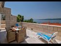 Apartments Draga - 10 m from sea: A1(4+2), A2(2+2) Brela - Riviera Makarska  - view
