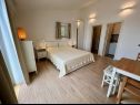 Apartments Via - 250 m from sea: SA2(2), SA3(2), SA4(2), SA1(2) Brela - Riviera Makarska  - Studio apartment - SA4(2): bedroom