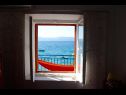 Apartments Inga - right at the beach: A1(2+3) Brist - Riviera Makarska  - Apartment - A1(2+3): window view