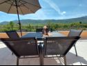 Holiday home Villa Marta - with pool: H(6+2) Kozica - Riviera Makarska  - Croatia - terrace view