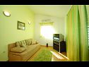 Apartments Stipe - sea view from the terrace : A1(4+1) Makarska - Riviera Makarska  - Apartment - A1(4+1): living room