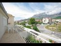 Apartments Mila - 2 bedrooms and free parking: A4(4), A5(5) Makarska - Riviera Makarska  - Apartment - A4(4): balcony