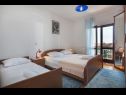 Apartments Nataša -100m from sea: A1(5), A2(9) Podgora - Riviera Makarska  - Apartment - A1(5): bedroom