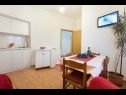 Apartments Nataša -100m from sea: A1(5), A2(9) Podgora - Riviera Makarska  - Apartment - A1(5): kitchen and dining room