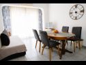 Apartments Petri - close to the sea: A1 Crveni (2+1), A2 Zuti (2+1), A3 Sivi (2+1) Tisno - Island Murter  - Apartment - A3 Sivi (2+1): living room