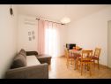 Apartments Petri - close to the sea: A1 Crveni (2+1), A2 Zuti (2+1), A3 Sivi (2+1) Tisno - Island Murter  - Apartment - A1 Crveni (2+1): living room