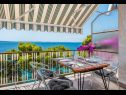 Apartments Milica - sea view : A1(2+2), A2(2+2) Krilo Jesenice - Riviera Omis  - Apartment - A2(2+2): terrace