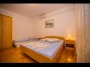 Apartments Saga - with swimming pool A2(2+1), A3(6+1) Lokva Rogoznica - Riviera Omis  - Apartment - A2(2+1): bedroom