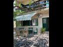 Apartments Zarko - 20 m from beach: A1(8) Sumpetar - Riviera Omis  - Apartment - A1(8): terrace