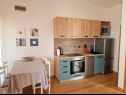 Apartments Mare - 50 m from beach: A1 Mijo (6+1), A2 Petar (2+2), A3 Katja (2+2) Mandre - Island Pag  - Apartment - A3 Katja (2+2): kitchen and dining room
