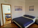 Apartments Mare - 50 m from beach: A1 Mijo (6+1), A2 Petar (2+2), A3 Katja (2+2) Mandre - Island Pag  - Apartment - A3 Katja (2+2): bedroom