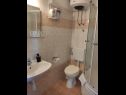 Apartments Nives - great location: A1(6), A5(2), A6(2), A7(2), A2(4), A3(3), A4(3) Novalja - Island Pag  - Apartment - A5(2): bathroom with toilet