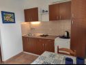 Apartments Nives - great location: A1(6), A5(2), A6(2), A7(2), A2(4), A3(3), A4(3) Novalja - Island Pag  - Apartment - A7(2): kitchen and dining room