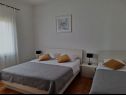 Apartments Rina A1(4), A2(3), A3(3) Nevidane - Island Pasman  - Apartment - A2(3): bedroom