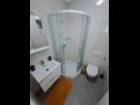 Apartments Rina A1(4), A2(3), A3(3) Nevidane - Island Pasman  - Apartment - A3(3): bathroom with toilet