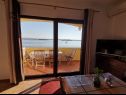Apartments Dijana - right next to the beach: A1-prizemlje(5), A2-prizemlje (2), A3 (2+2) Tkon - Island Pasman  - Apartment - A3 (2+2): dining room